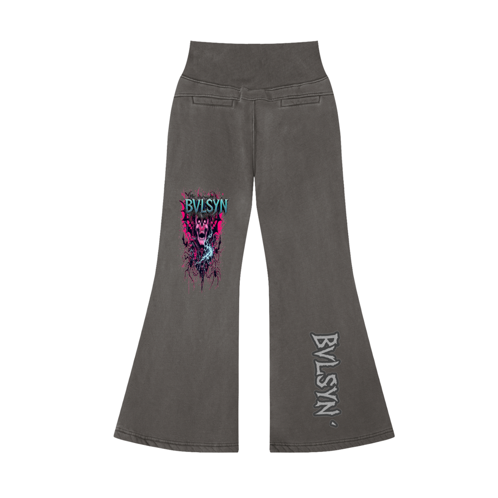 SYNNER Vintage Washed Flared Fleece Pants