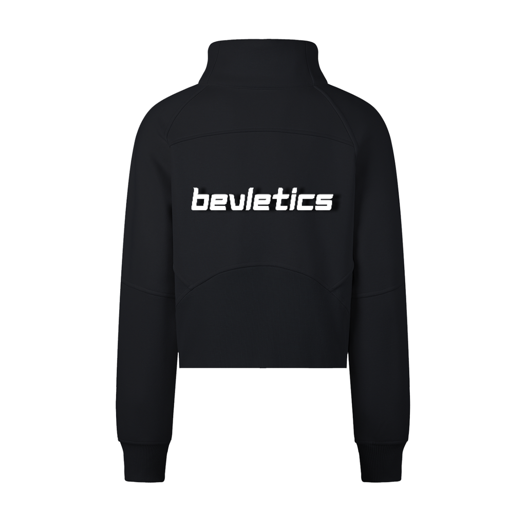 Bevletics Cropped Half-Zip Sweatshirt