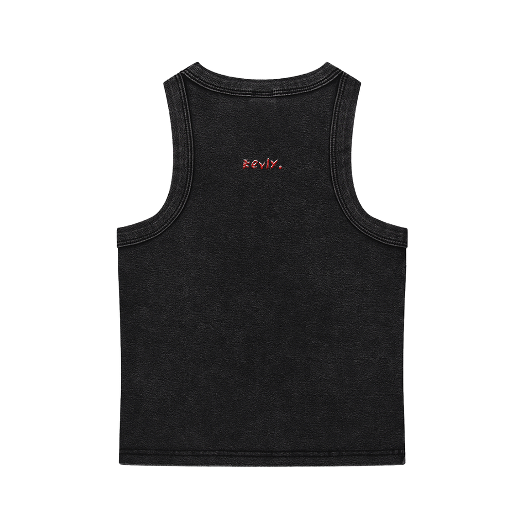 PRETTY GIRLS GO TO HELL Snow Washed Tank Top