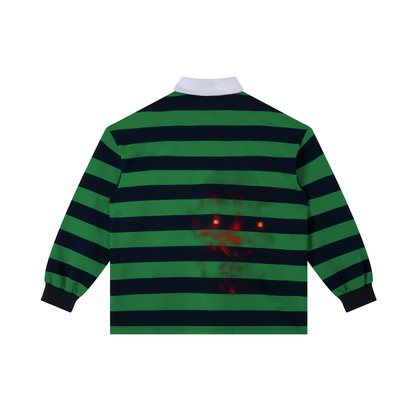 Color Block Stripe Polo Shirt