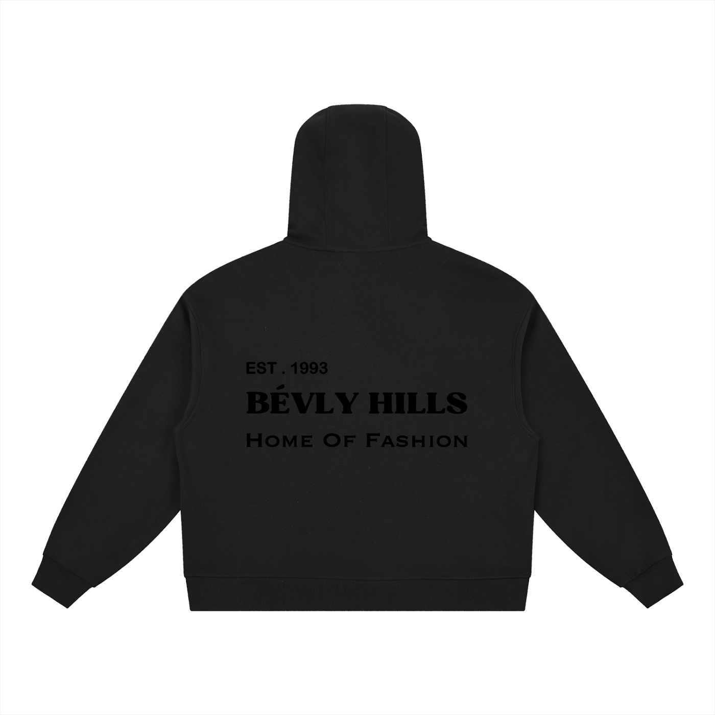 Home Of Fashion Boxy Button Placket Hoodie