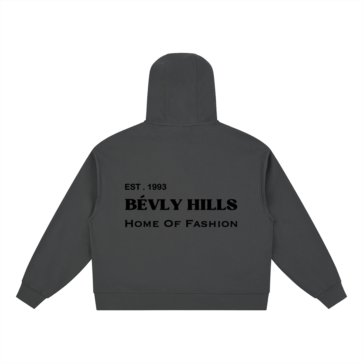 Home Of Fashion Boxy Button Placket Hoodie