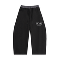 Plaid Waistband Barrel Sweatpants