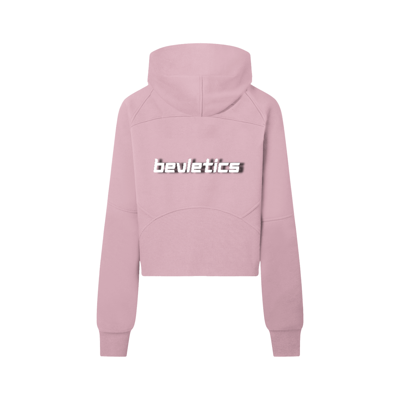 Bevletics Cropped Quarter-Zip Hoodie