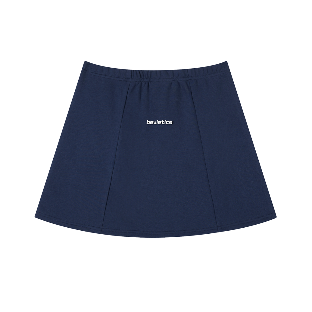 Bevletics Contrast Side Stripe Slit Skirt