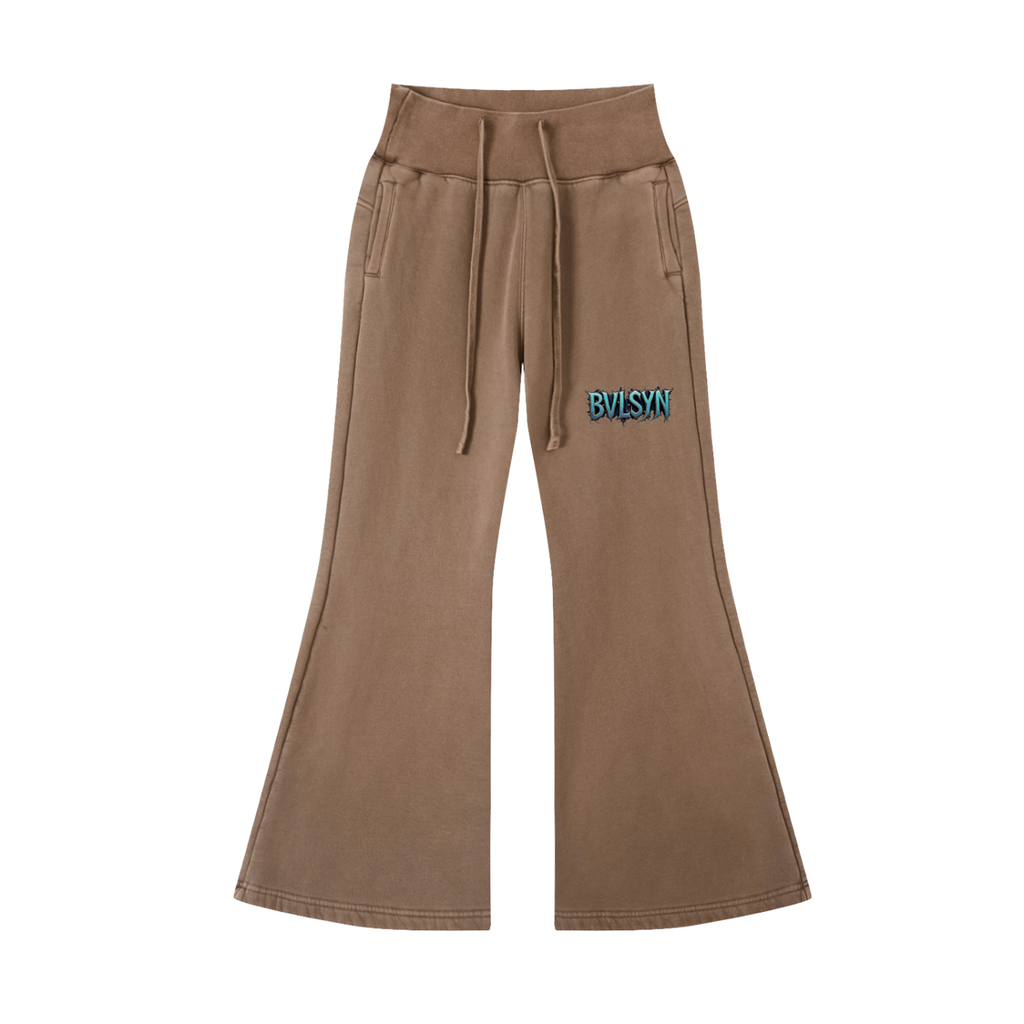 SYNNER Vintage Washed Flared Fleece Pants