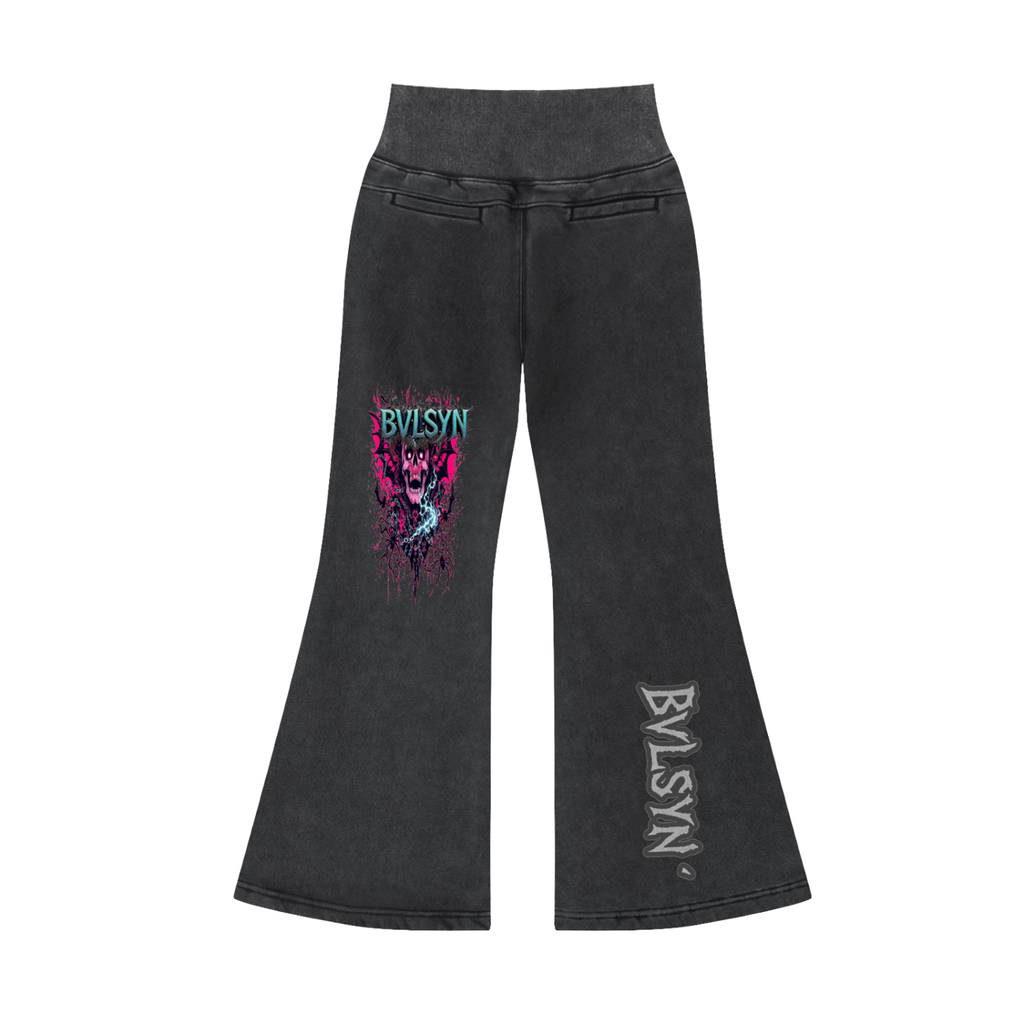 SYNNER Vintage Washed Flared Fleece Pants