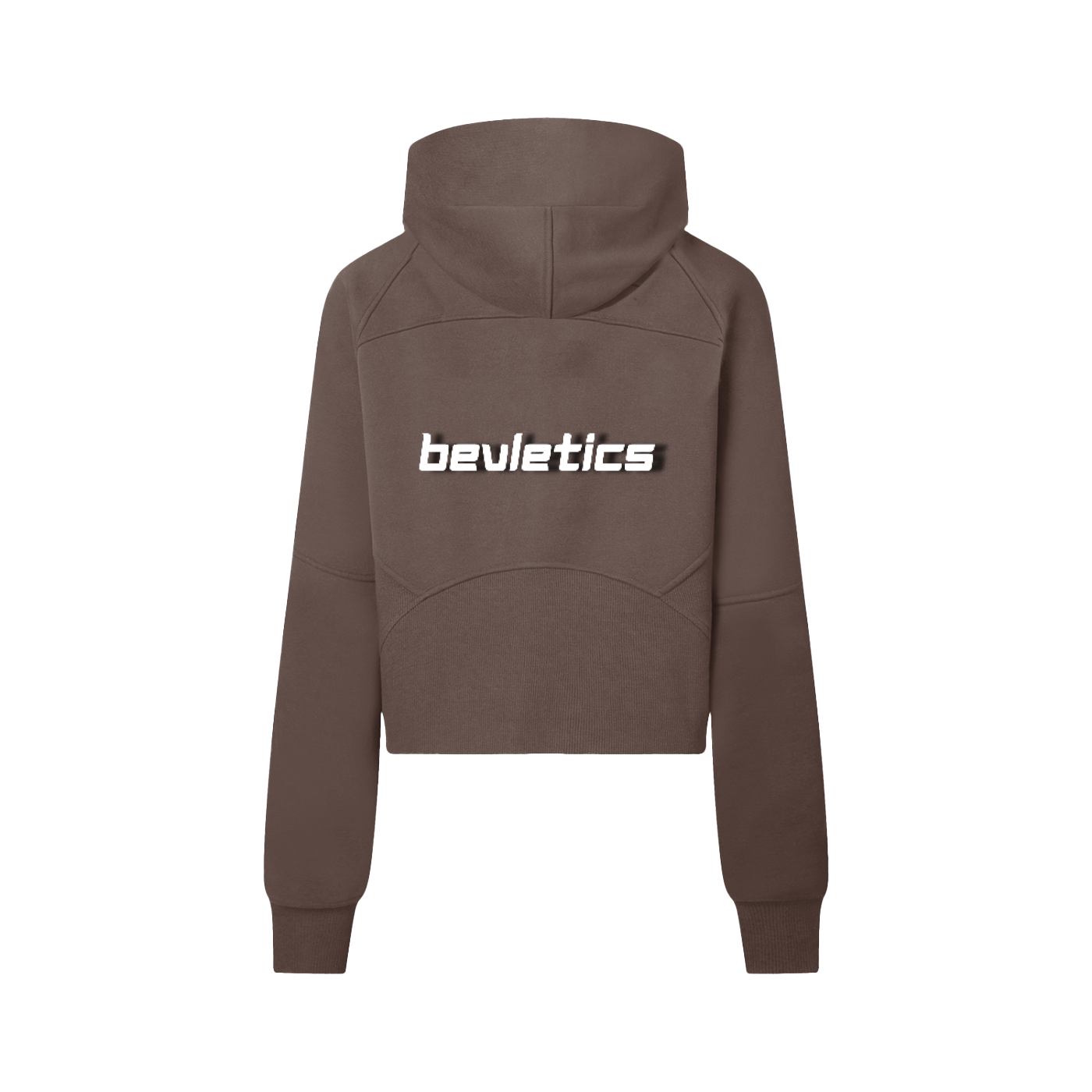 Bevletics Cropped Quarter-Zip Hoodie