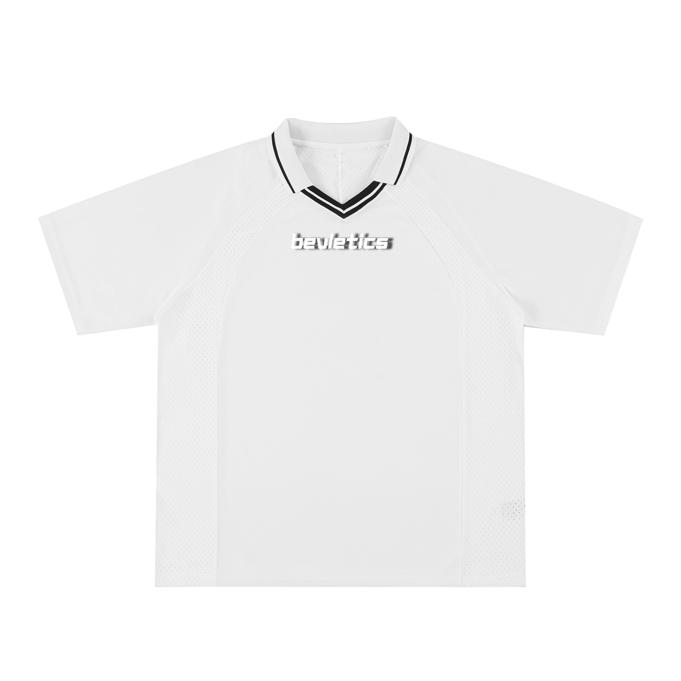 Striped V-Neck Soccer Jersey