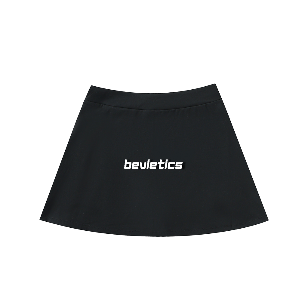 Bevletics High-Waist Pocketed A-Line Skirt