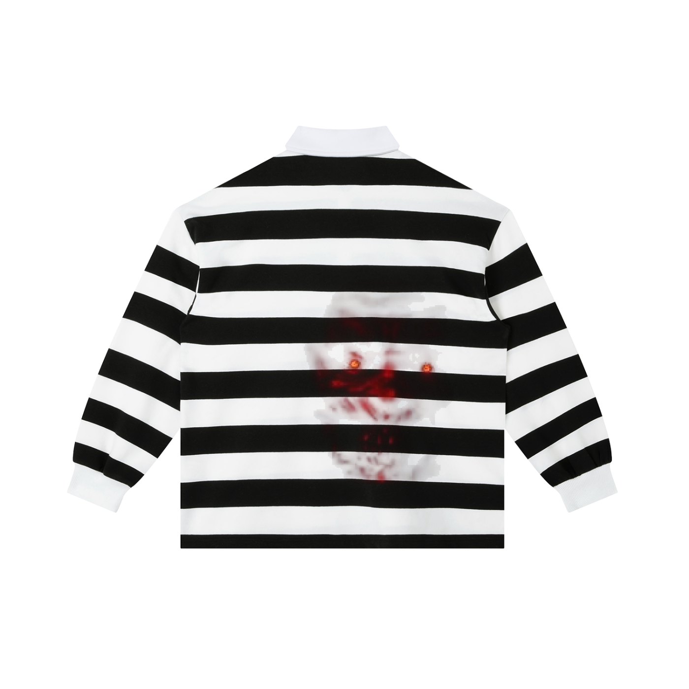 Color Block Stripe Polo Shirt