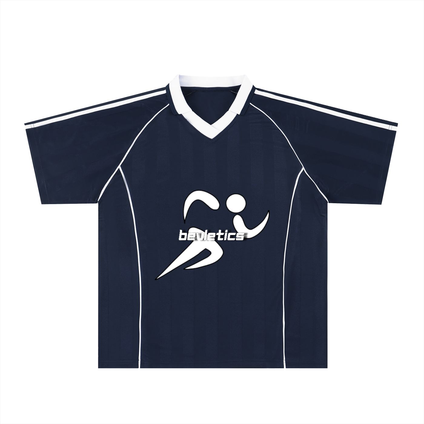 Shadow Stripe Collared Soccer Jersey