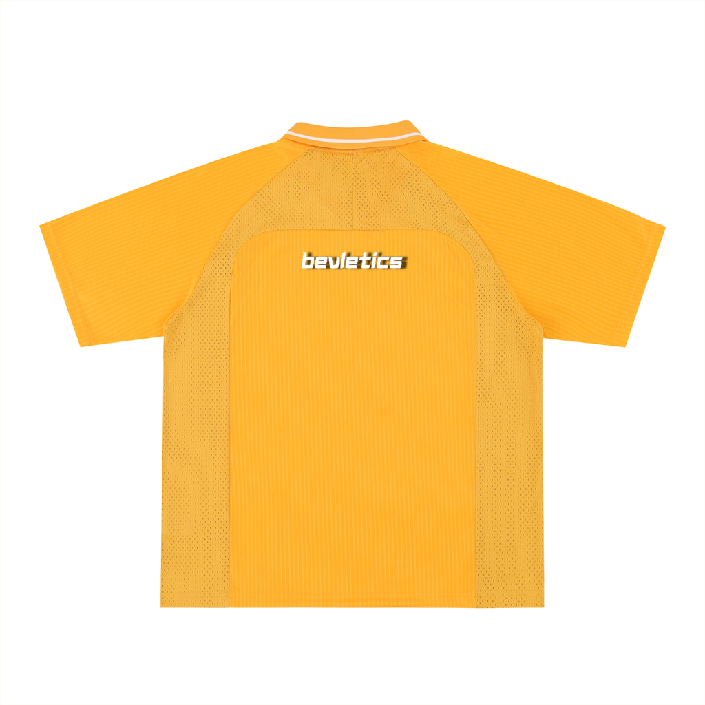 Striped V-Neck Soccer Jersey