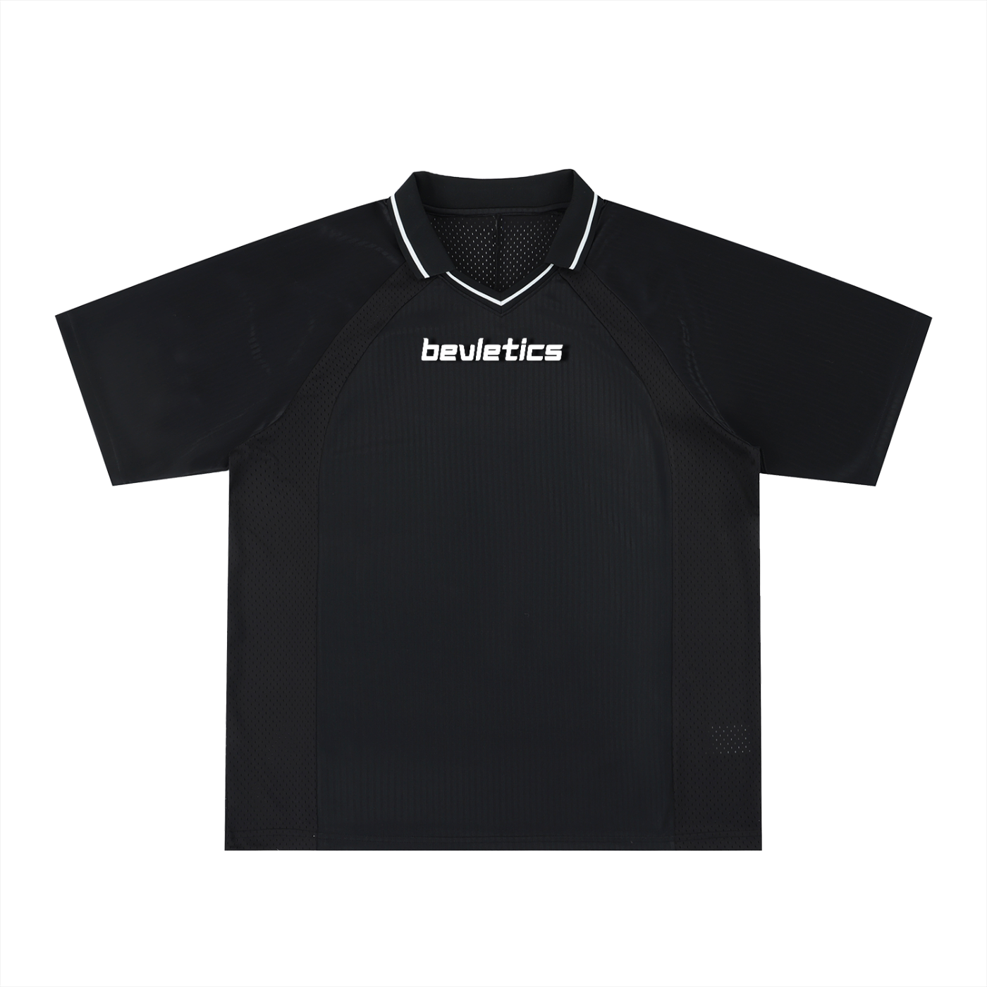 Striped V-Neck Soccer Jersey