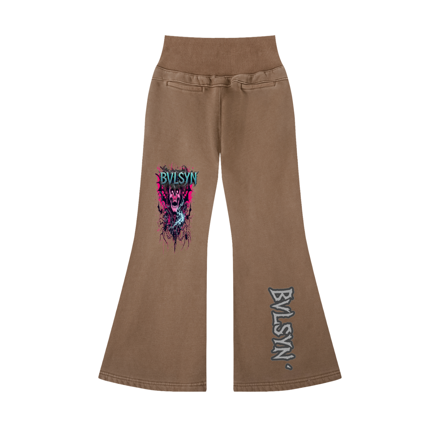 SYNNER Vintage Washed Flared Fleece Pants